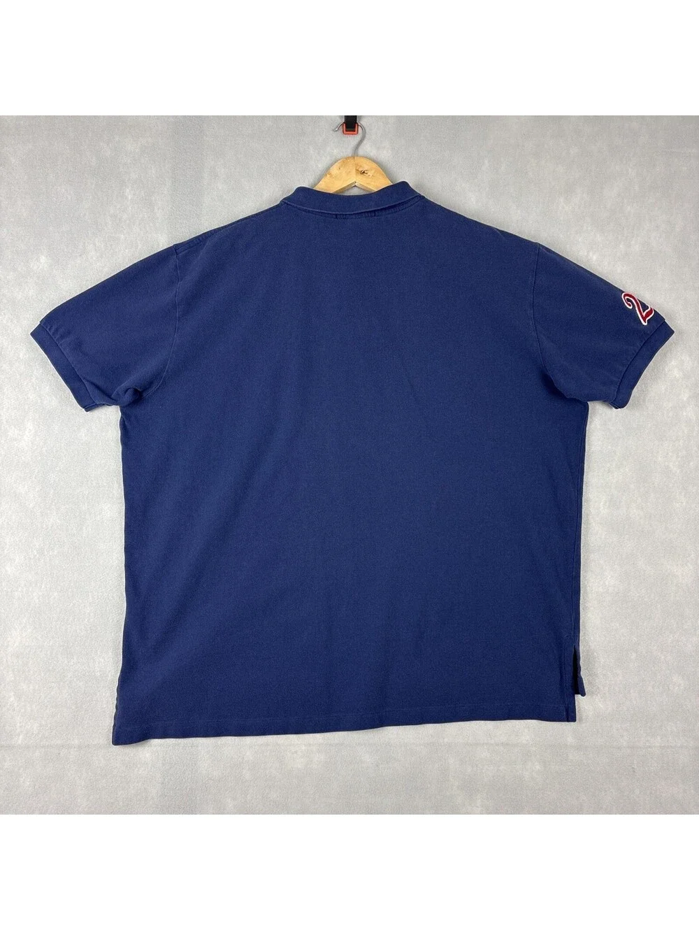 Polo Ralph Lauren Shirt Mens XXL Blue 1948 XIVth Patch PWing 22 Chain Stitch